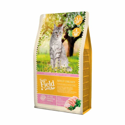 Sam's Field Low Grain Cat Adult Chicken 2.5Kg