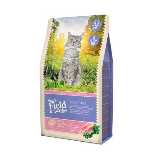 Sam's Field Low Grain Cat Adult Fish 400gr