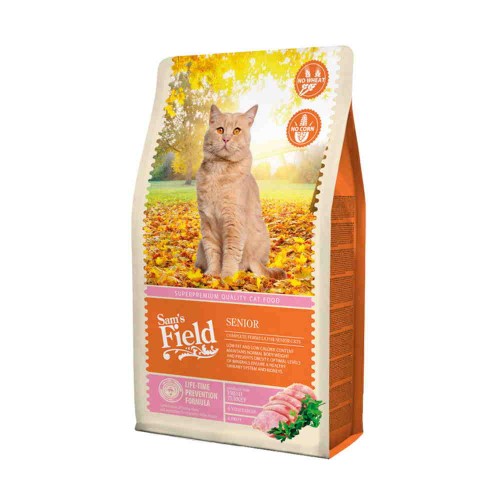 Sam's Field Low Grain Cat Senior 400gr
