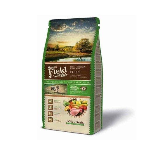 Sam's Field Low Grain Puppy Fresh Chicken & Potato 800gr
